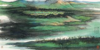Chen Peiqiu -  Lush Mountains By The Shore
