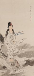 Chen Shaomei - Guanyin Standing on Carp