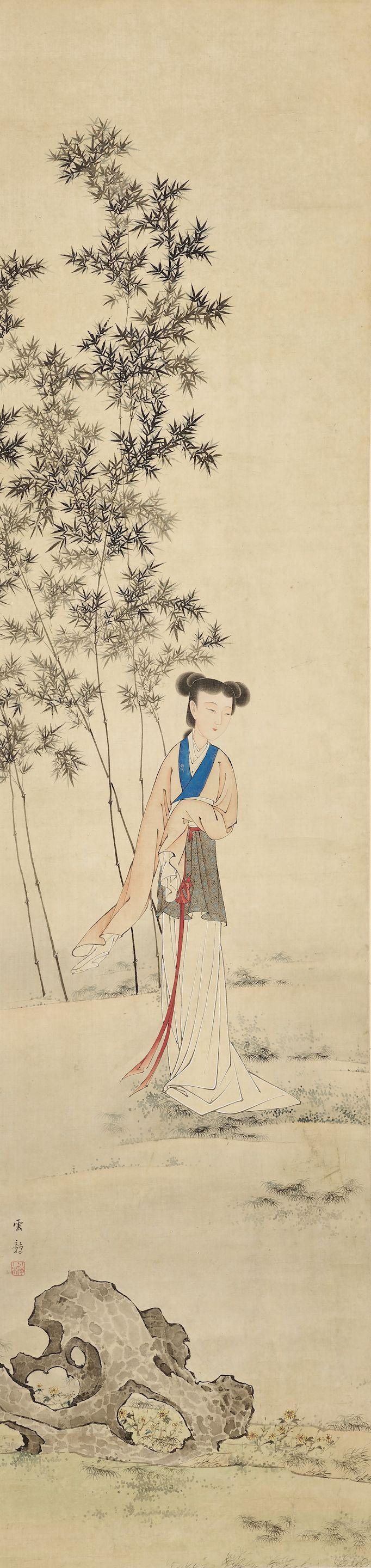 Chen Shaomei - Lady under Bamboo