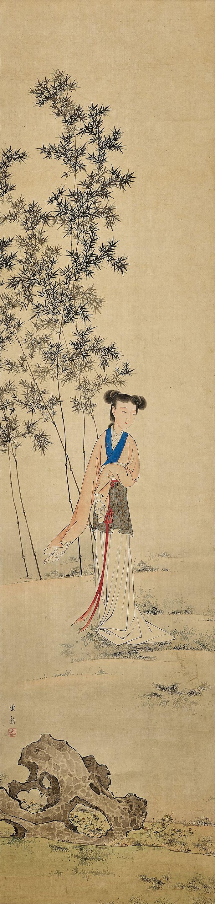 Chen Shaomei - Lady under Bamboo