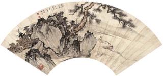 Chen Shaomei - Scholar under Pine Tree