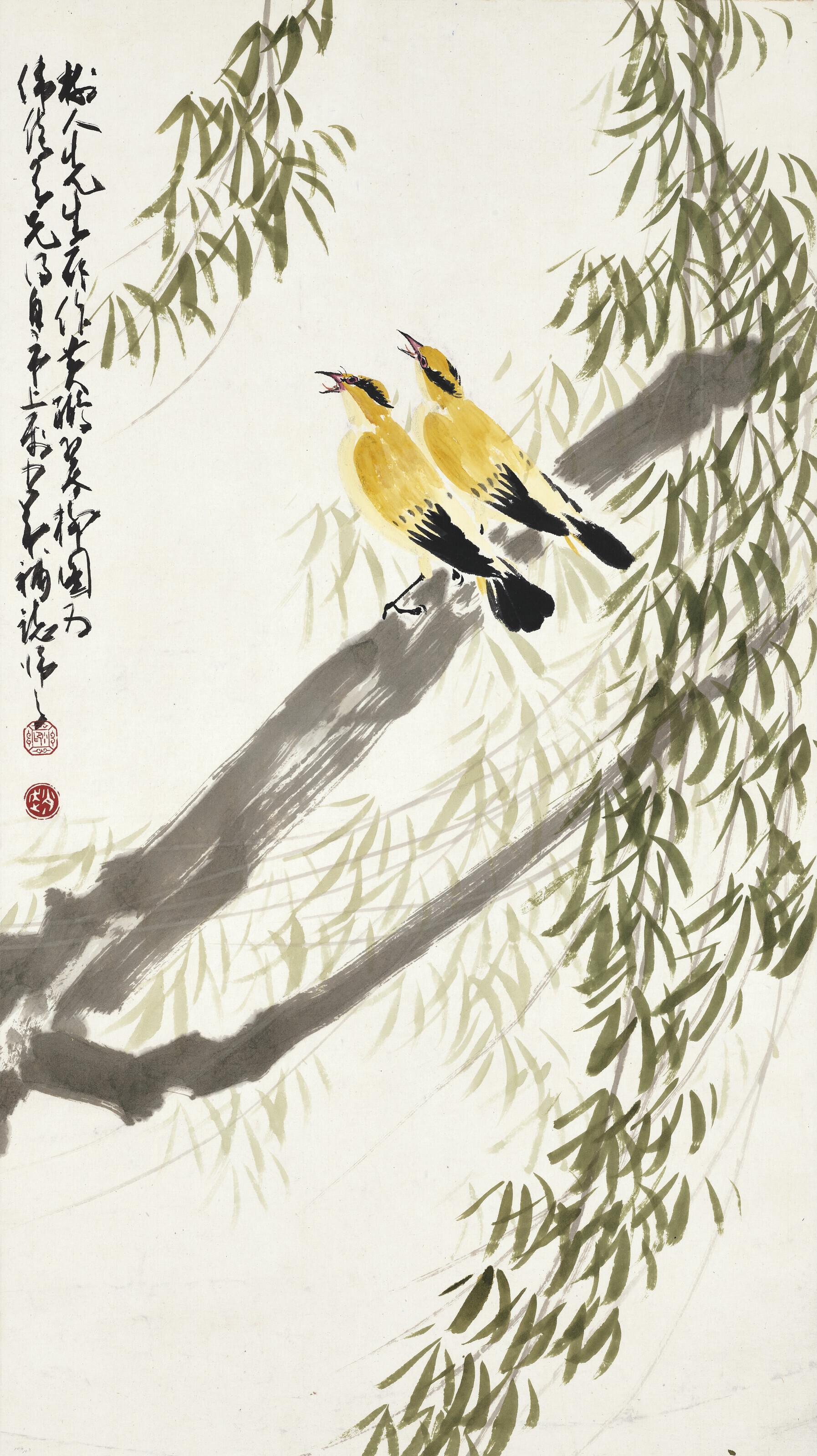 Chen Shuren - Willow and Orioles