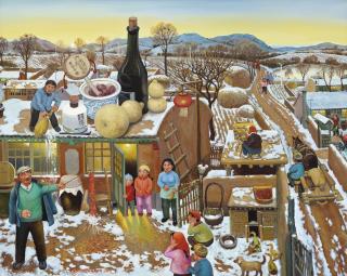 Chen Shuzhong - Wild Grassland Series: Orange Light