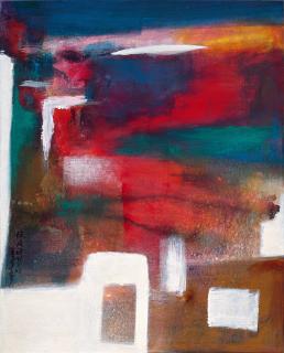 Chen Ting-Shih - Sunset (91-23) (Painted In 1991)