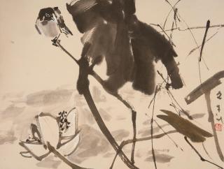 Chen Wen Hsi - Bird And Lotus
