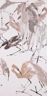 Chen Wen Hsi - Herons