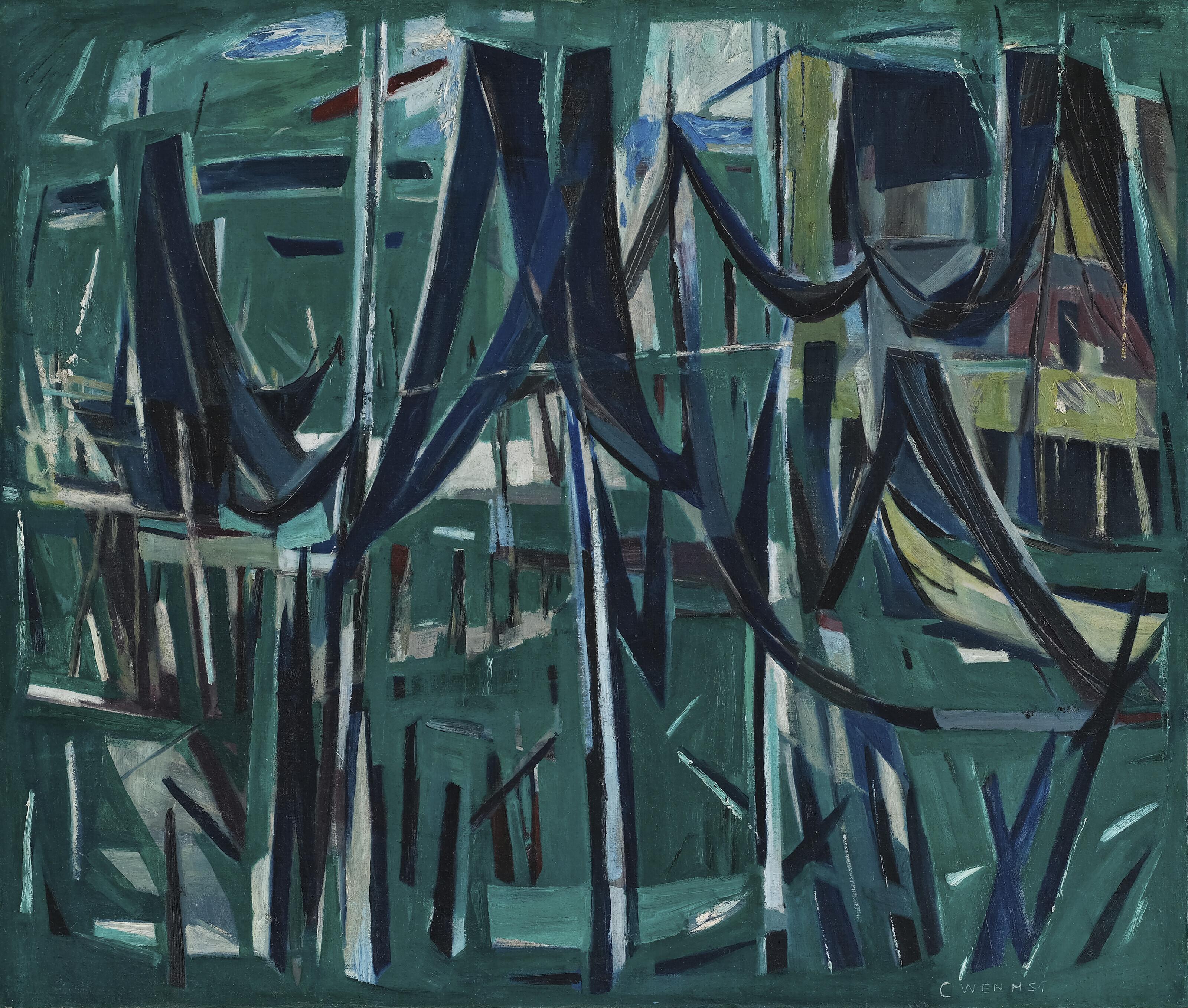 Chen Wen Hsi - Nets Drying