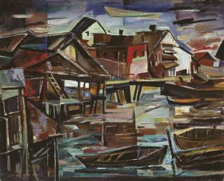 Chen Wen Hsi - River scene