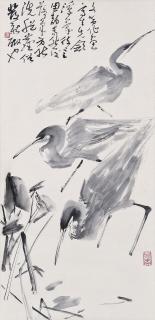 Chen Wen Hsi - Three Herons