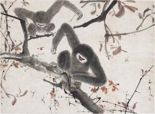 Chen Wen Hsi - Two Gibbons