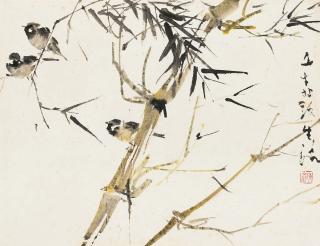 Chen Wenxi - Bamboos And Birds