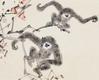 Chen Wenxi - Monkey Playing