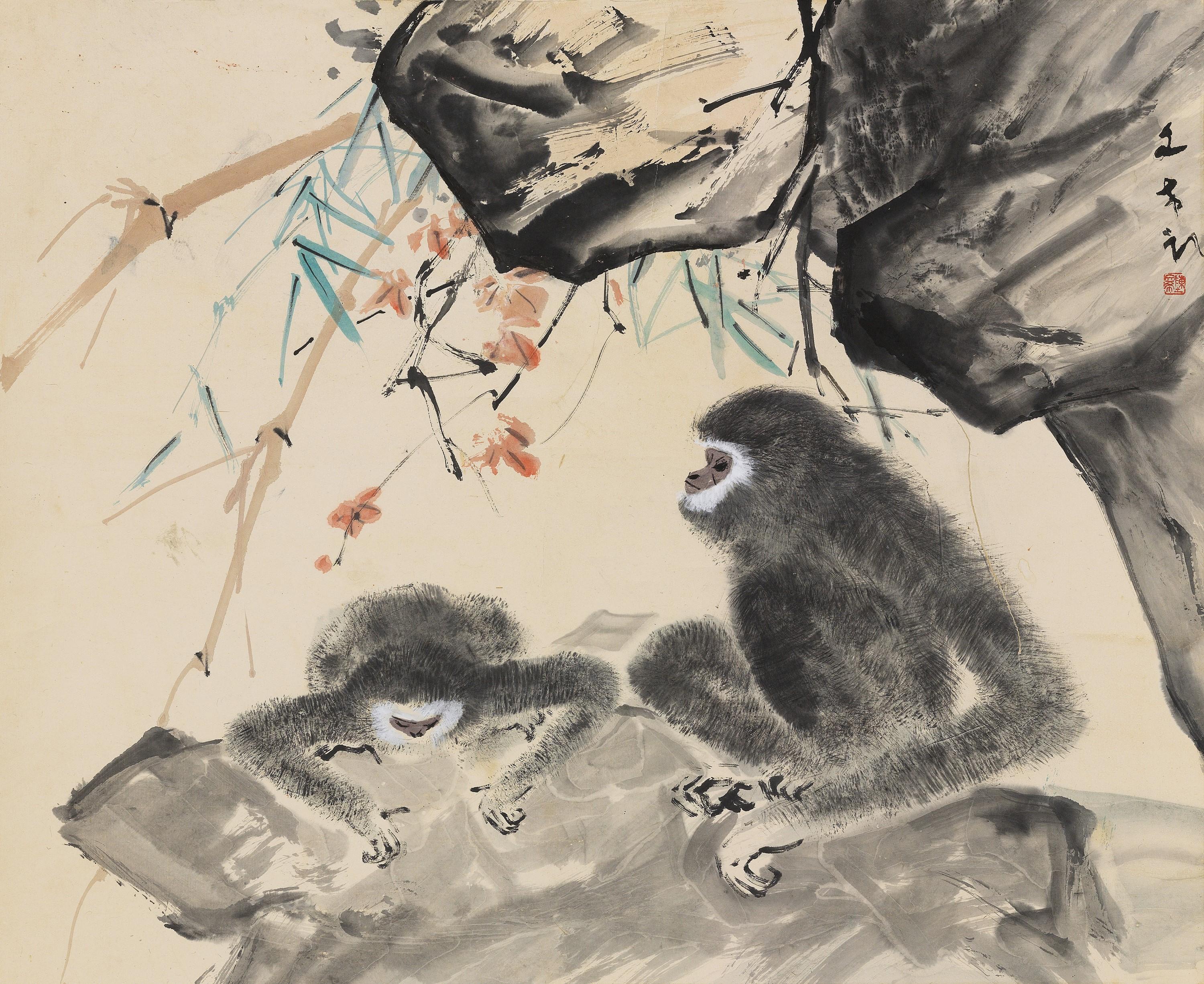 Chen Wenxi - Monkey Playing