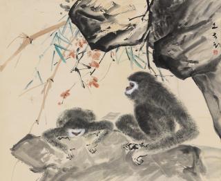 Chen Wenxi - Monkey Playing
