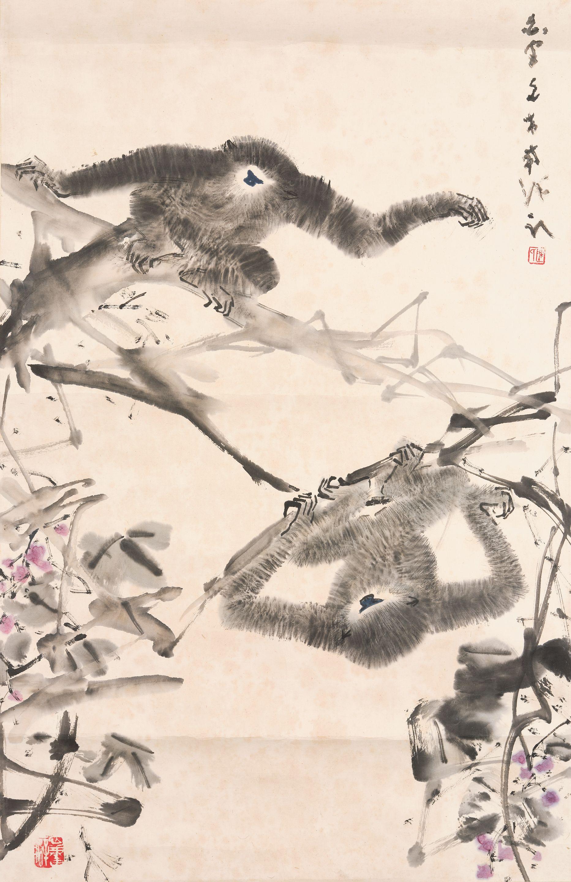 Chen Wenxi - Two Gibbons