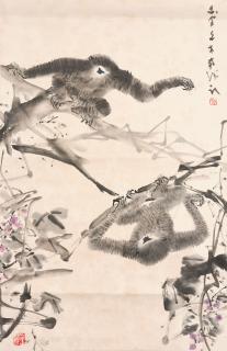 Chen Wenxi - Two Gibbons