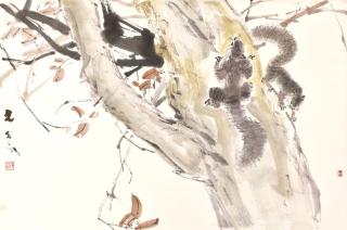 Chen Wenxi - Two Squirrels