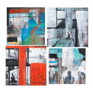 Chen Xinmao - Set of four from a series