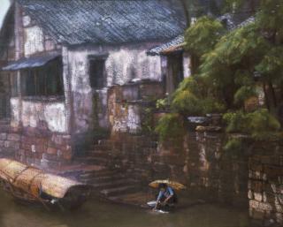Chen Yifei - Below the Garden (Suzhou)