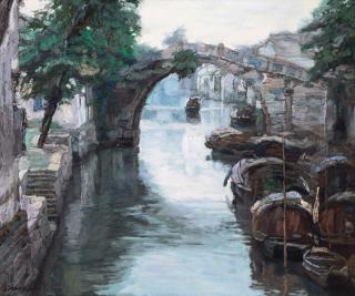 Chen Yifei - Dream On Riverside (Painted In 1996)