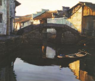 Chen Yifei - Journey at Dawn