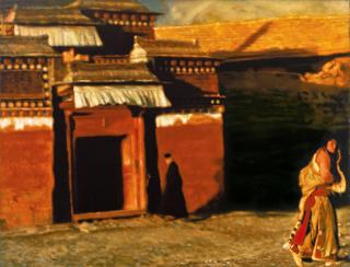 Chen Yifei - Leaving the Temple