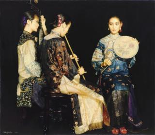 Chen Yifei - Lingering Melodies from the Xunyang River