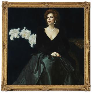 Chen Yifei - Portrait Of Mrs. Kathleen Field