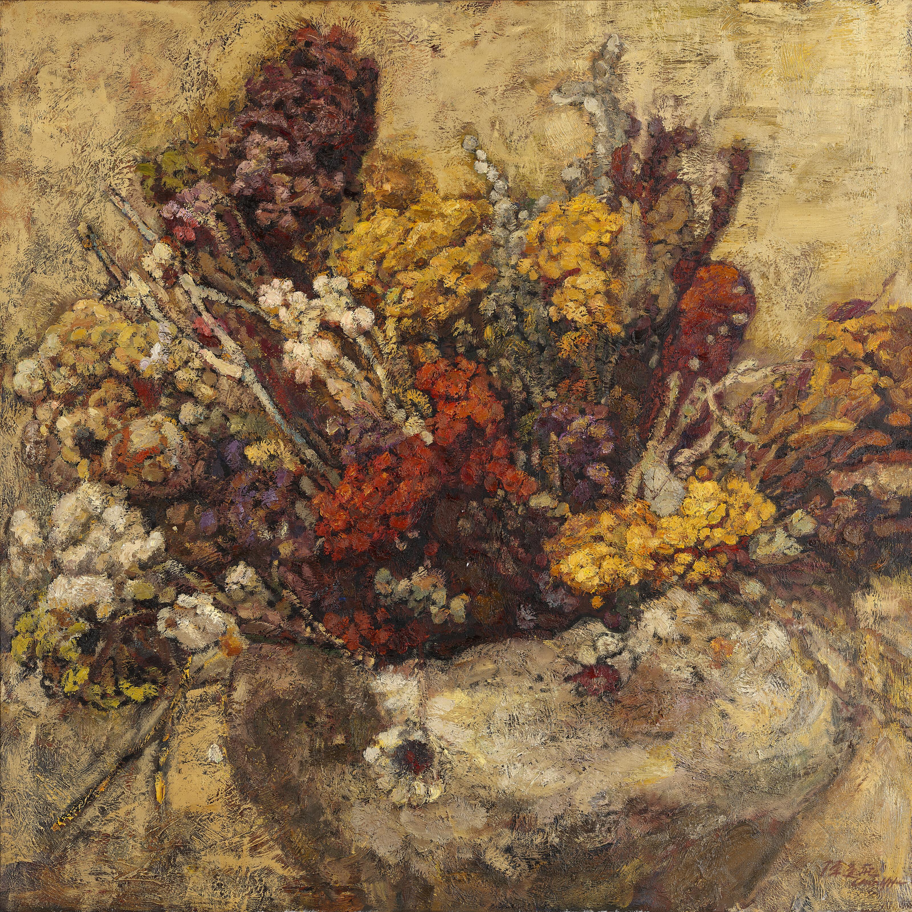 Chen Yifei - Still Life - Flowers