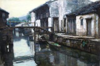 Chen Yifei - Suzhou Landscape