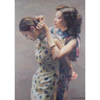 Chen Yifei - This Is A Premium Lot. Clients Who Wish To Bid On Premium Lots Are Requested To Complete The Premium Lot Pre-Registration 3 Working Days Prior To The Sale. Bidnow Online Bidding Service Is Not Avaliable.   Amitié