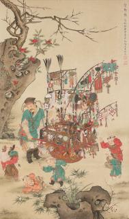 Chen Yuandu - The Knickknack Peddler