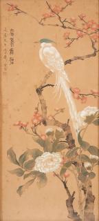 Chen Zhifo - Indian Flycatcher and Plum Blossoms