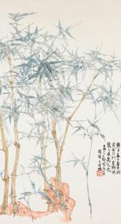 Cheng Shifa - Bamboo and Rock