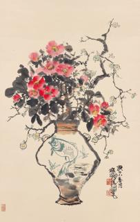 Cheng Shifa - Flowers in a Vase