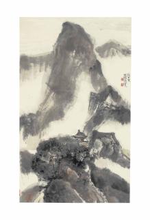 Cheng Shifa - House Among Cliffs