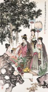Cheng Shifa - Ladies in Leisurely Pursuits