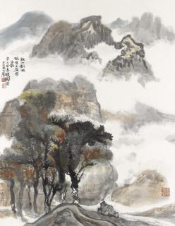 Cheng Shifa - Landscape in Rain