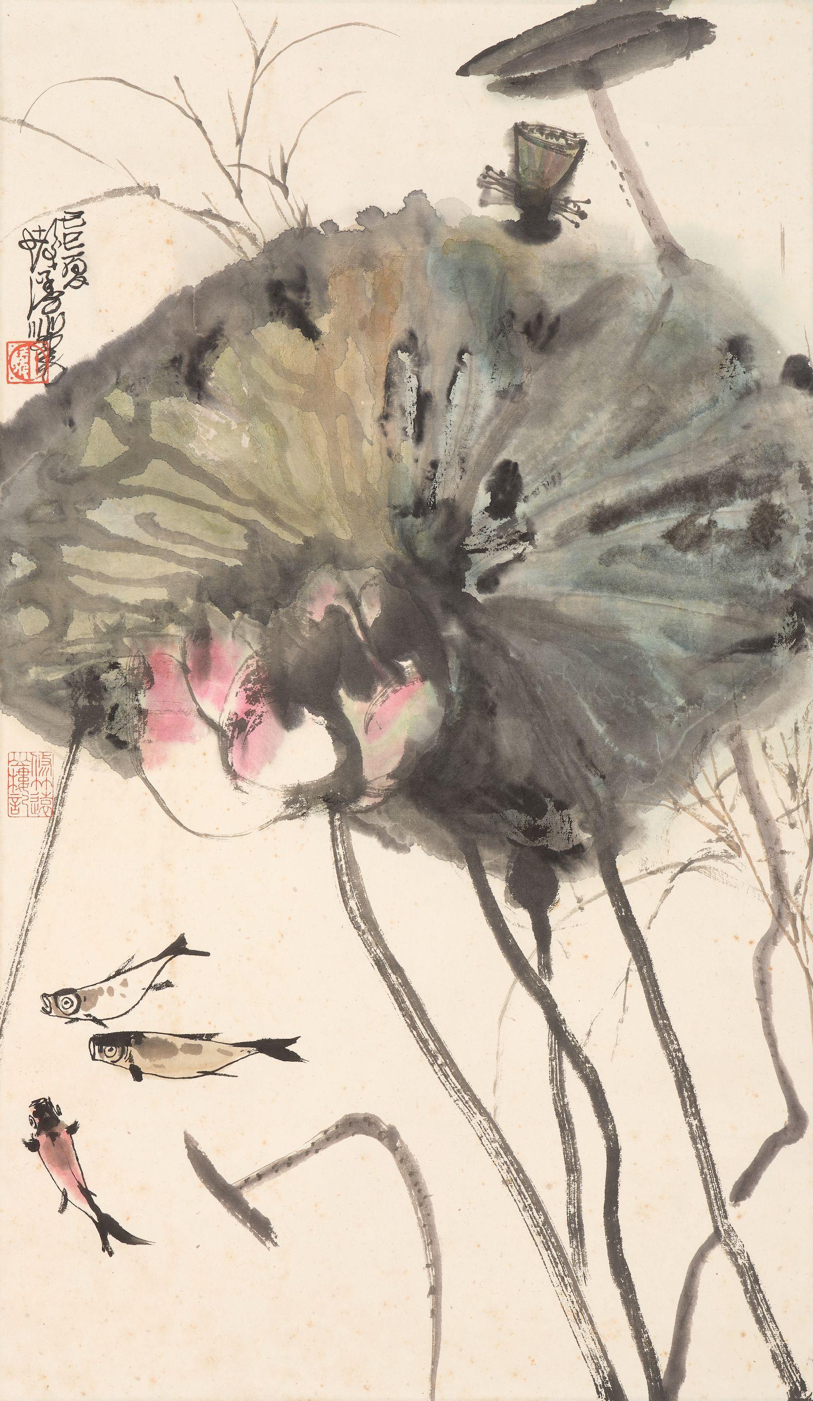 Cheng Shifa - Lotus Pond, 1989