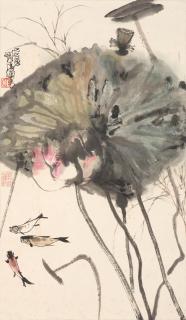 Cheng Shifa - Lotus Pond, 1989