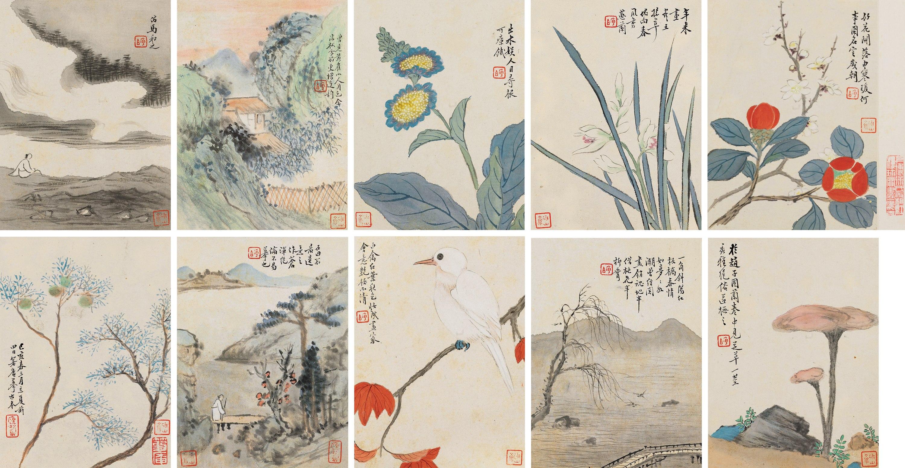 Cheng Tinglu - Landscapes And Flowers