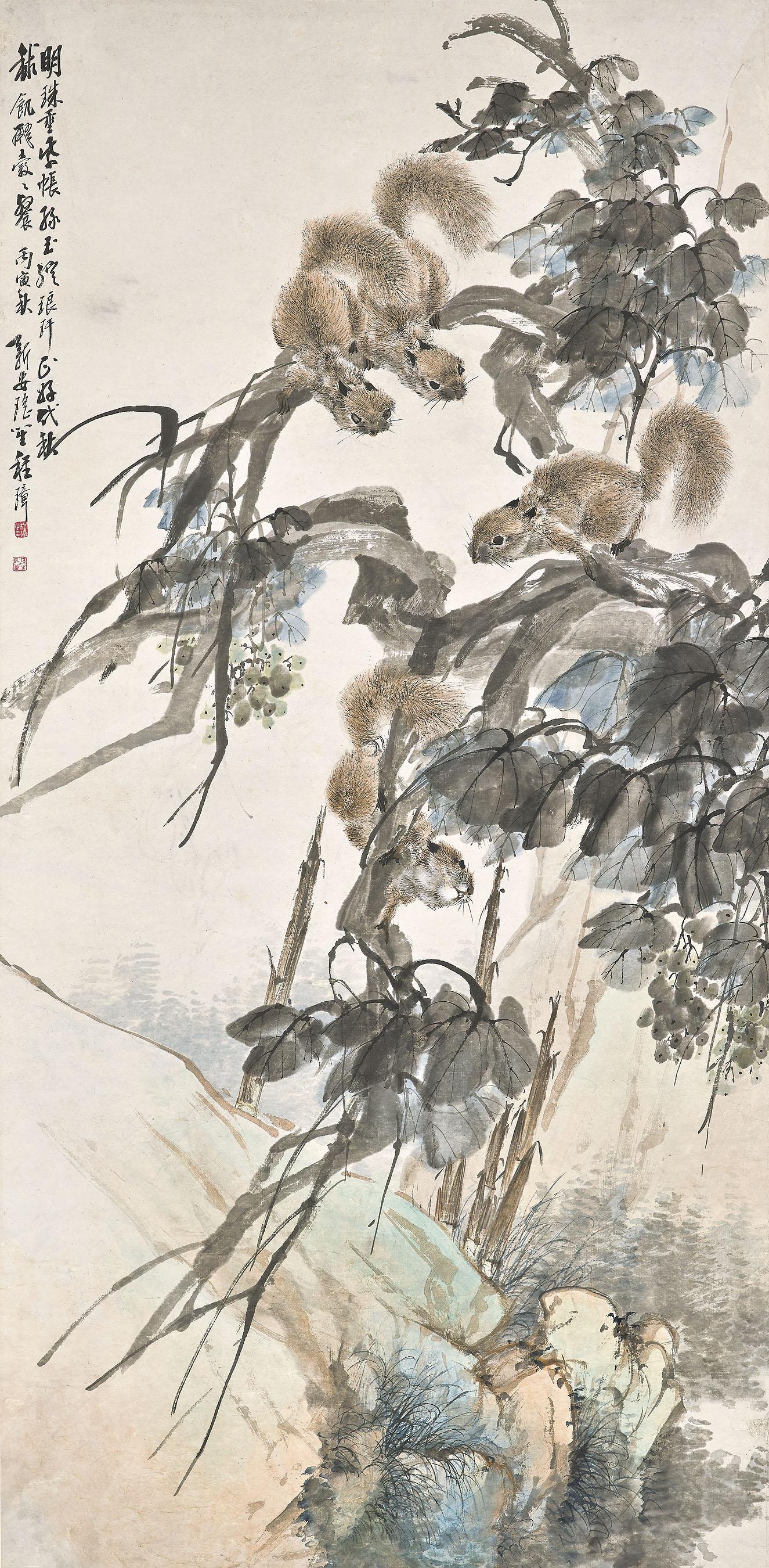 Cheng Zhang - Squirrels And Grapes