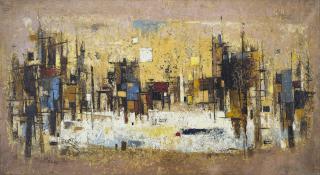 Cheong Soo Pieng - Abstract Landscape