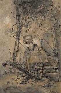 Cheong Soo Pieng - AFTERNOON REST