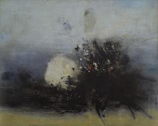 Cheong Soo Pieng - In Blue (Abstract)