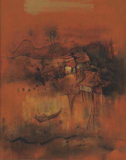 Cheong Soo Pieng - Kelong Sunset