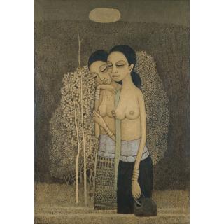 Cheong Soo Pieng - Ladies In Sarawak