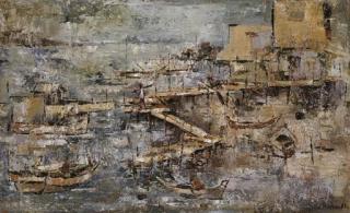 Cheong Soo Pieng - Malay Fishing Village