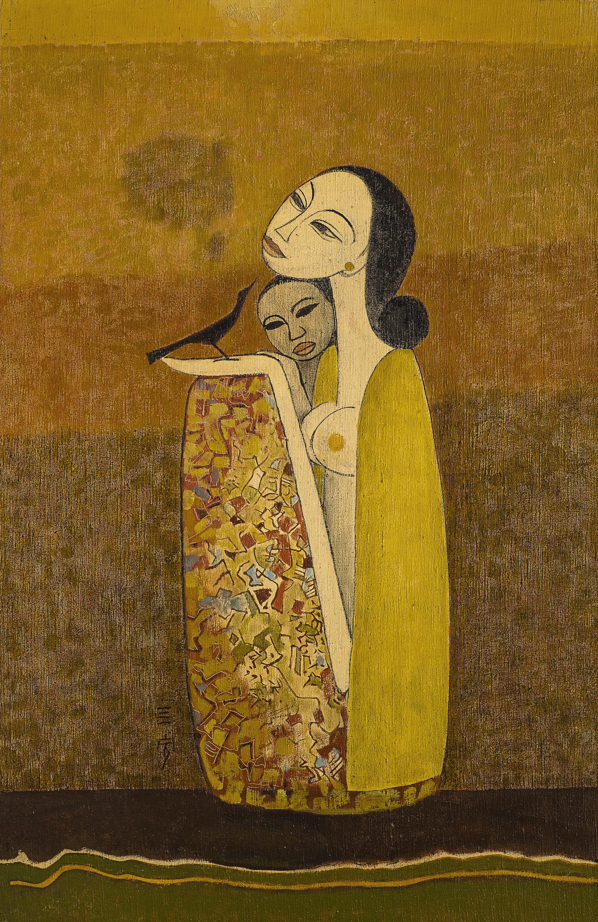 Cheong Soo Pieng - Mother and Child