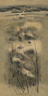 Cheong Soo Pieng - Paddy Planting Malaysia